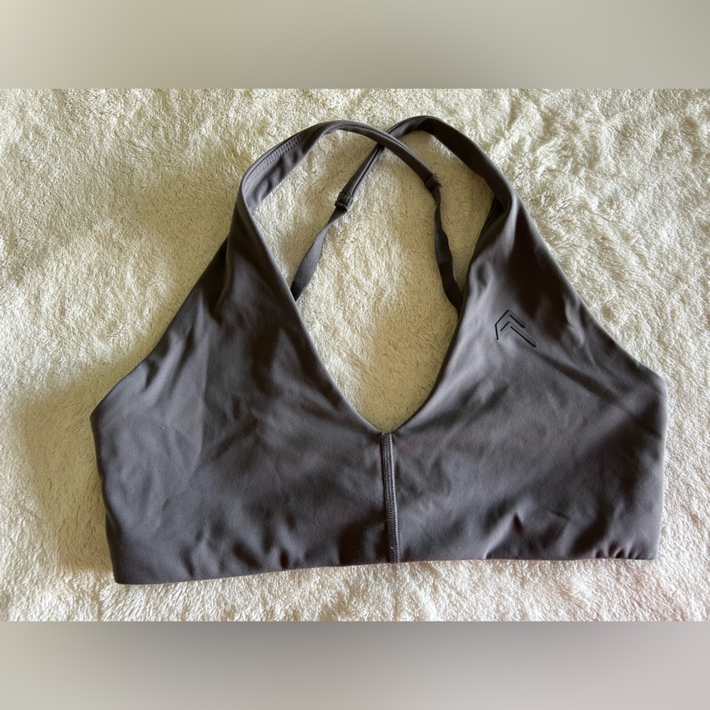 Oner Active Ash Grey Unified Micro Bralette Size Small